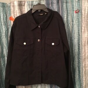 Black Button-Up Jacket